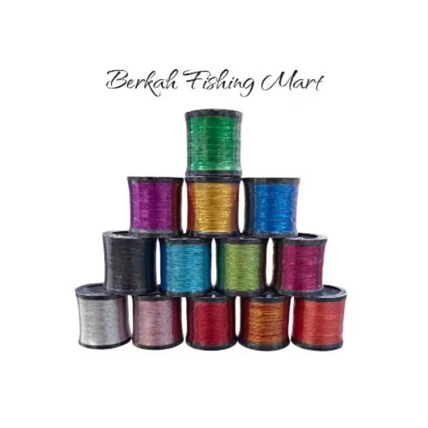 Benang Lilit Joran Pancing Metalik