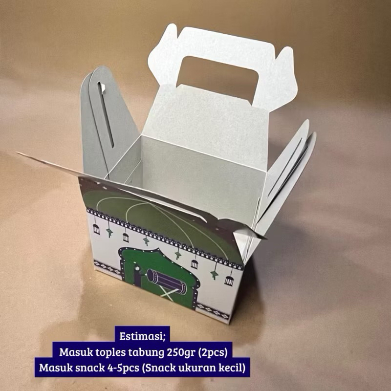 

( harga utk 5 pcs ) KOTAK SOUVENIR UNTUK HAMPERS LEBARAN/ramadhan/eid mubarak/ /IDUL FITRI/ COOKIES / SNACK