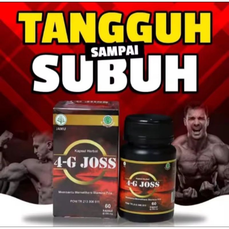 4 - G Joss Original 4G Joss Herbal Multivitamin Pria Tingkatkan Stamina