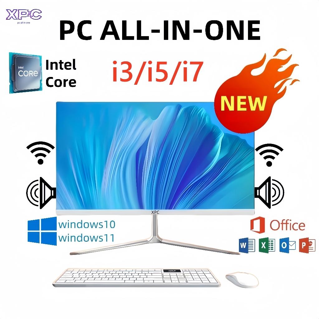 XPC - PC All-In-One Desktop Intel Core SSD Prosesor Intel Core, i7/i5/i3 Keyboard dan mouse gratis K