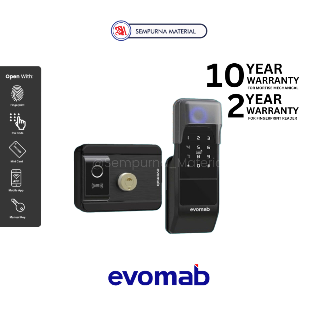 EVOMAB SMART LOCK EDLK-RL2 WR & EDLK-RL1