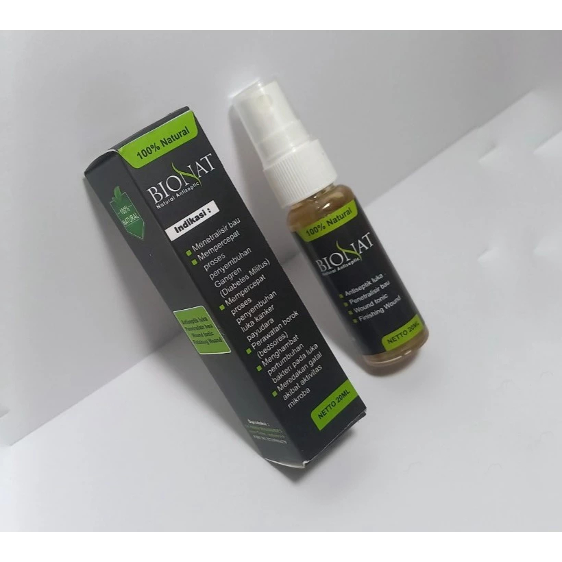 Obat Luka Diabetes BIONAT Spray 20 ML - Natural Antiseptik Penghilang Bau