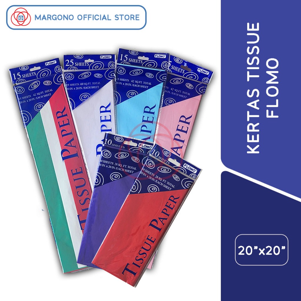 

Margono Tissue Paper Kertas Tisu Premium 50 x 50 cm