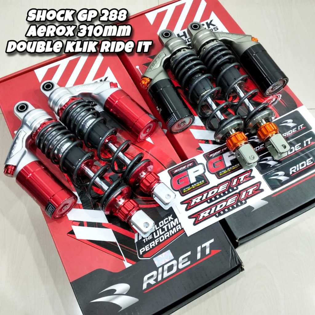 Shockbreaker Shock RIDE IT GP 288 Supreme, PCX NEW , Aerox. nmax new. nmax old
