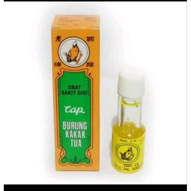 obat sakit gigi burung kakak tua