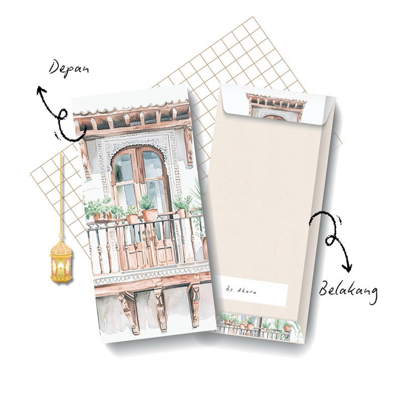 

A K A R A || Design Amplop Lebaran dll Isi 6 [AK 024]
