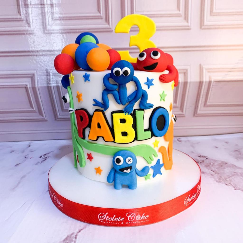

Kue Ulang Tahun/Birthday Cake/Kue Ultah Tema Rainbow Friend/Kue Birthday Jakarta