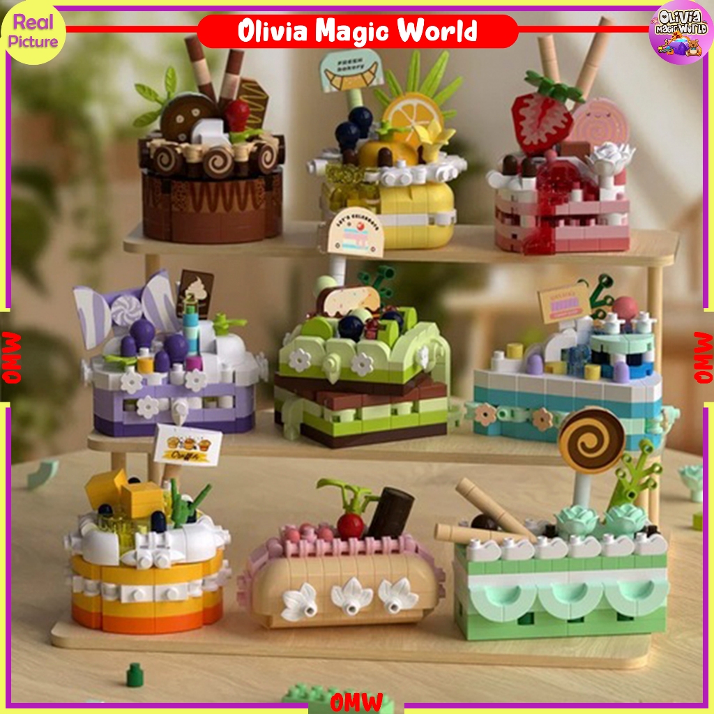 

Ukf5Pc6F4H (Kuliner.Kita) Mainan Balok Susun Nano Block Anak Diy 3D Mini Toy Cute Bricks Dessert