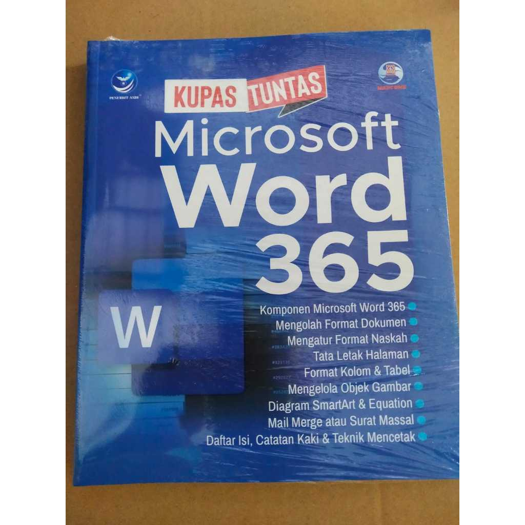 Buku Kupas Tuntas 365 terbaru Ms word /Orig 100%