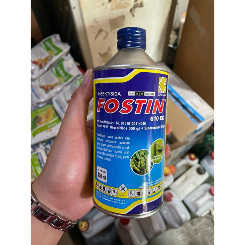 fostin 400ml kresna fostin insektisida obat hama serangga ulat fostin botol kaleng