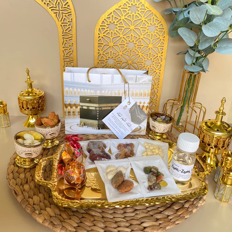 

Safiyya Paket Oleh Oleh GARANSI 100% Umroh Haji Cantik Ekonomis Bisa Request Ucapan Nama Alif Islamic Gift Centre