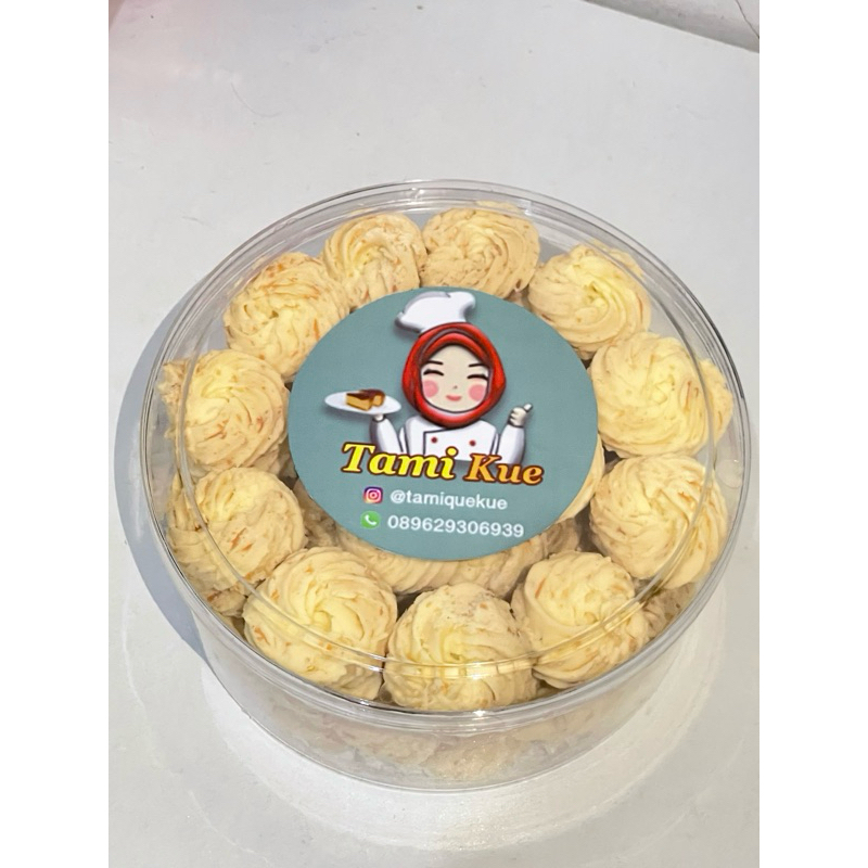 

sagu keju premium wisman /kue kering /kue lebaran toples 500gr