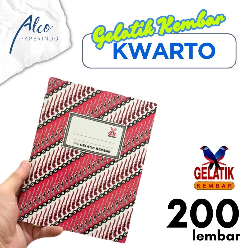 Buku Batik Kwarto isi 200 Gelatik