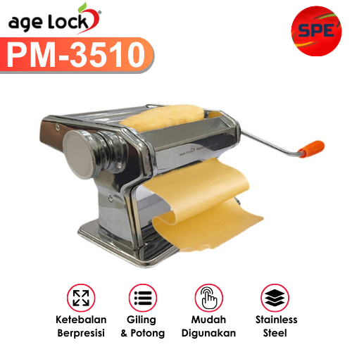 MESIN GILINGAN MIE PASTA MAKER 3510 AGE LOCK GARANSI RESMI (MEDAN)