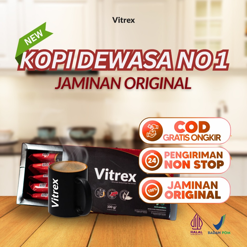 

Kopi Bubuk Ginseng Spesial Penambah Stamina Pria Dewasa VITREX