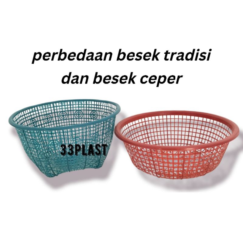 Besek Telor 1LUSIN Besek Plastik Keranjang plastik