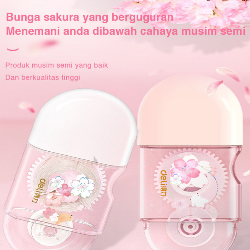 

Correction Tape Deli Tip Ex Kertas 8m Sakura Penghapus Kertas Fancy 71540