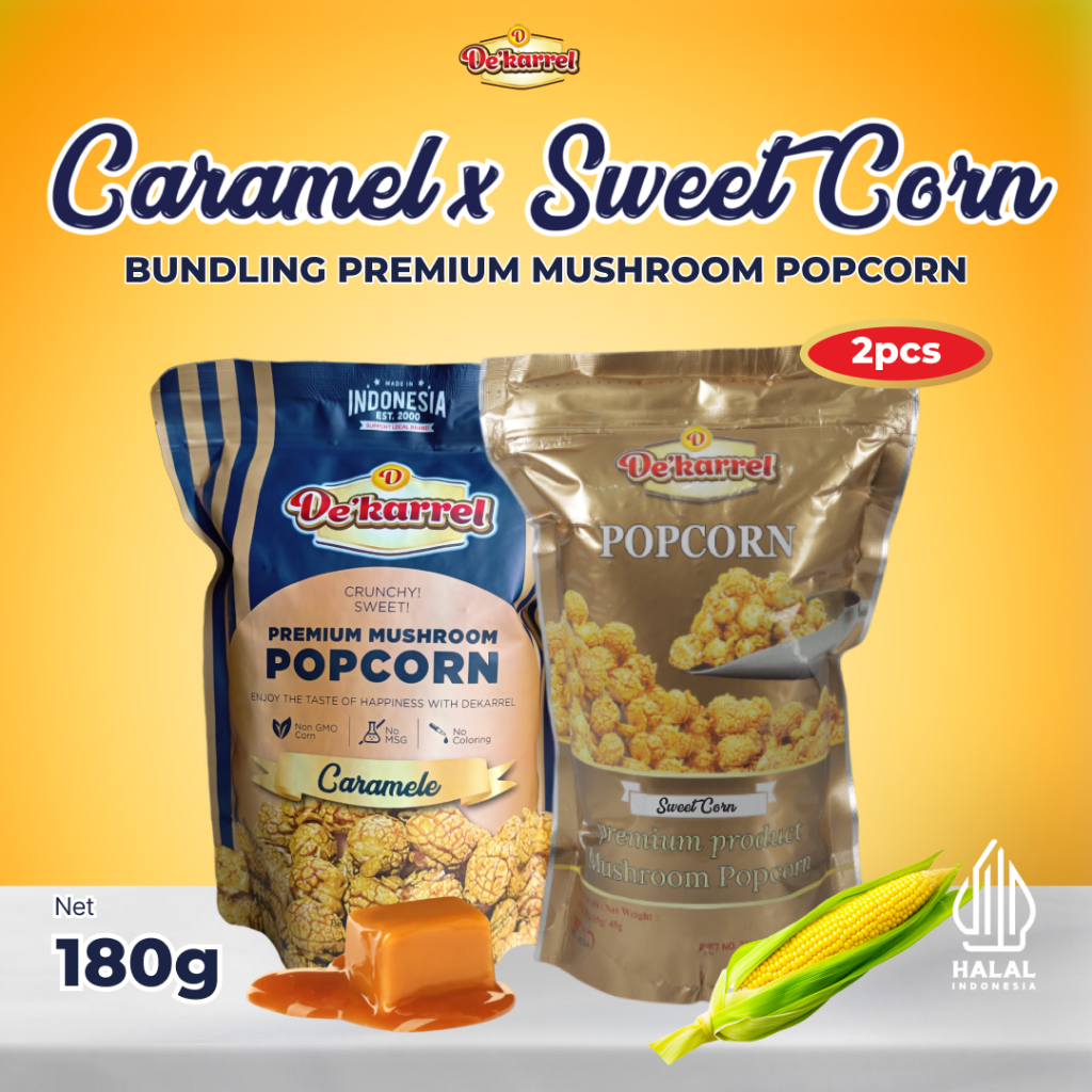 

Dekarrel Popcorn Bundling Caramel x Sweet Corn