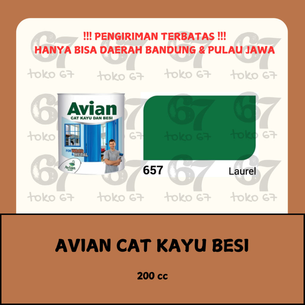 

AVIAN CAT MINYAK KAYU BESI 657 LAUREL 200 CC
