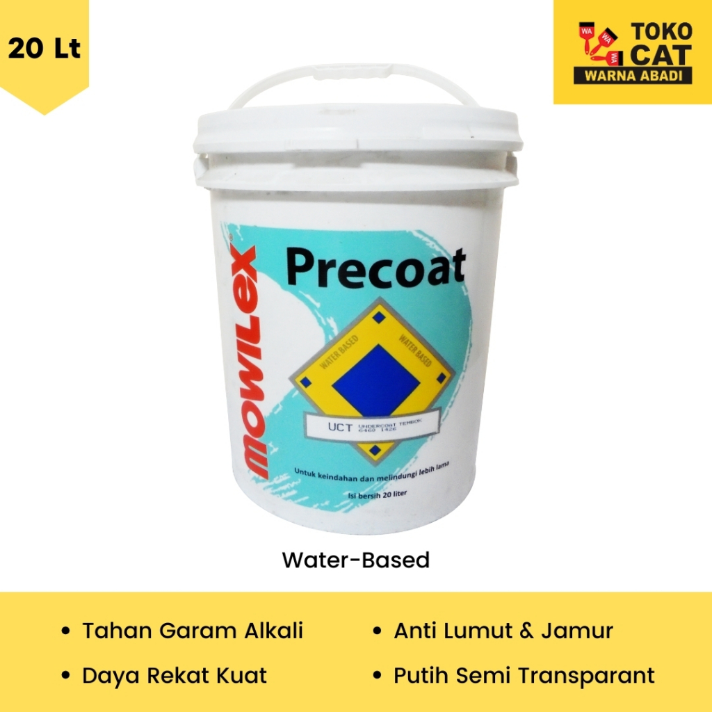 CAT DASAR TEMBOK MOWILEX UNDERCOAT KEMASAN 20 LITER