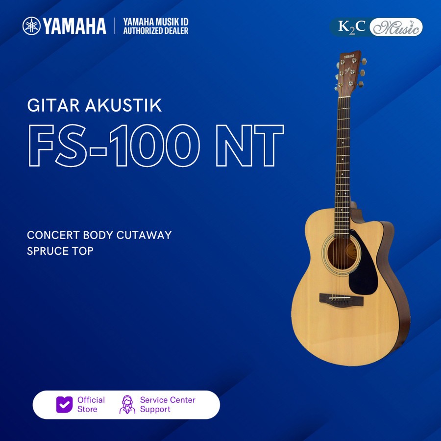 Yamaha FS100C Natural Gitar Akustik Original