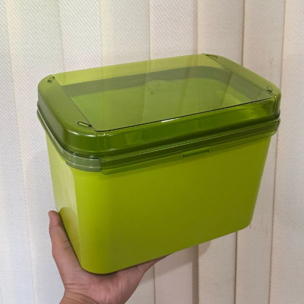 EZY KEEPER RECTANGULAR 6.3L WARNA HIJAU BARET SAMAR AJA