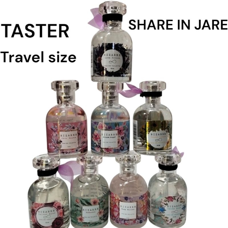 Parfum BIZARRE | parfum Evangeline | Bebliss share in jare | travel size | Tester parfum
