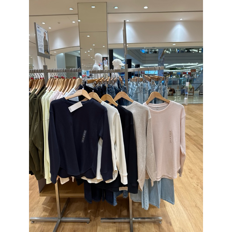 Uniqlo Sweater Waffle Sale