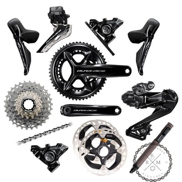 SHIMANO New DURA-ACE R9270 Groupset Di2 Wireless Disc Brake 12 Speeds DuraAce Road Bike Group Set Se
