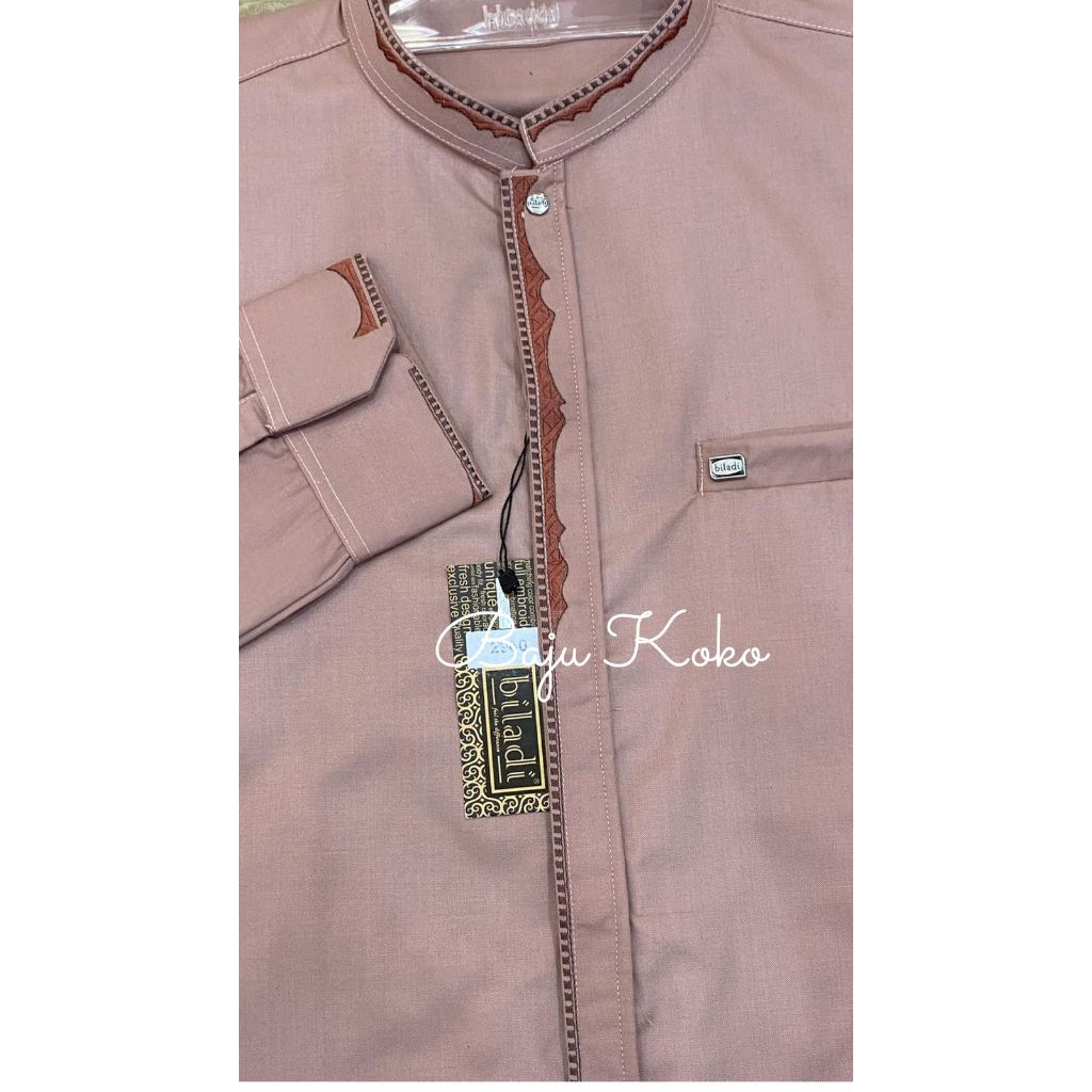 Koko Kharisma Kode 2960 Lengan Panjang Warna Salem Ukuran M