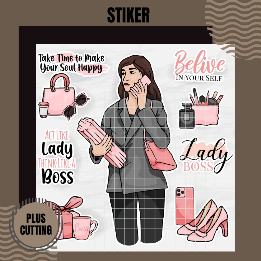 

Stiker Sheet Girl Work 8x8 cm Vinyl Chromo MURAH | Deco Planner | Kisscut | Diecut | Stiker Laptop | Stiker Tumbler | Stiker Jurnal