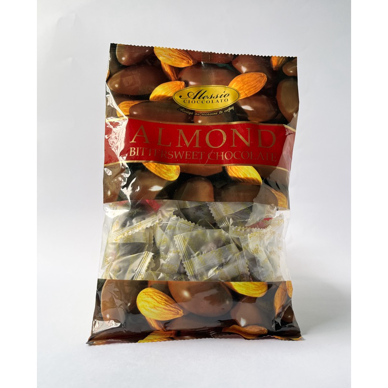 

Alessio Almond Bittersweet Cokelat Impor Malaysia Turki BPOM RI