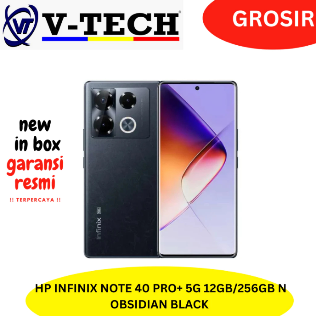 HP INFINIX NOTE 40 PRO+ 5G 12GB/256GB N OBSIDIAN BLACK