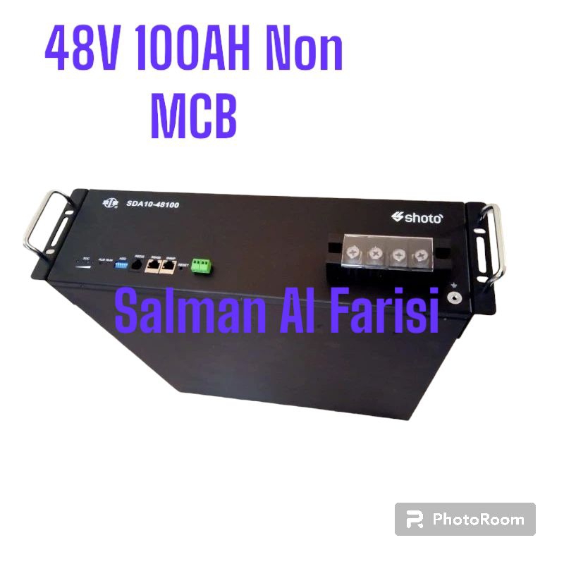 Baterai Battery Lifepo4 Shoto Non Mcb 48v 100ah Normal Like New