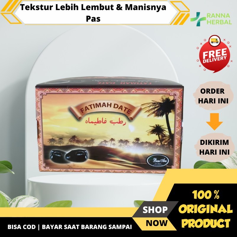 

Kurma BAM Fatimah Dates 600gr - Kurma Anggur BAM Ara Mazafati Mozafati