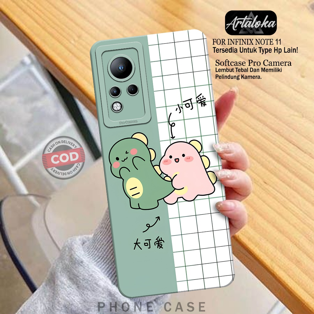 Case Hp Infinix Note 11 Fashion Case Kartun Keren Softcase Infinix Note 11 Silikon TPU Pro Camera Ca