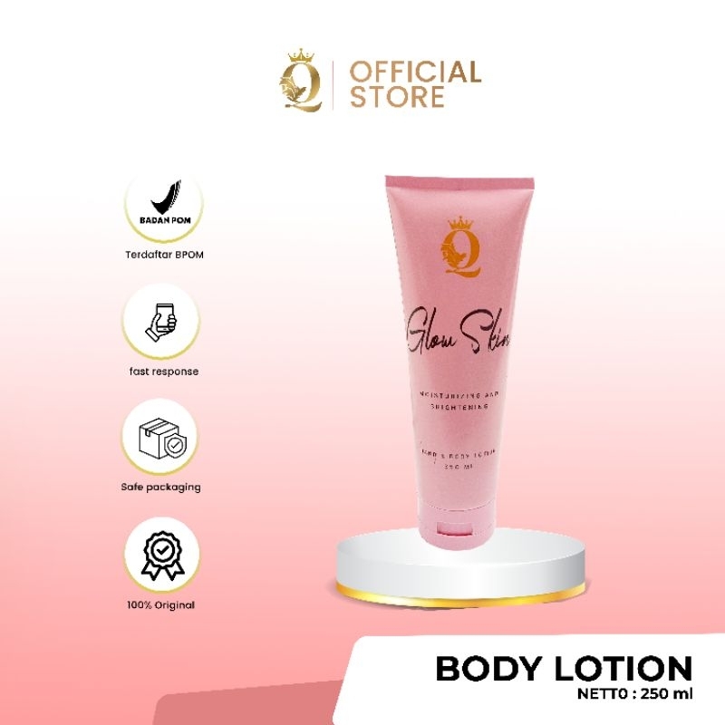 Q Brand Glow Skin Body Lotion 250 ml