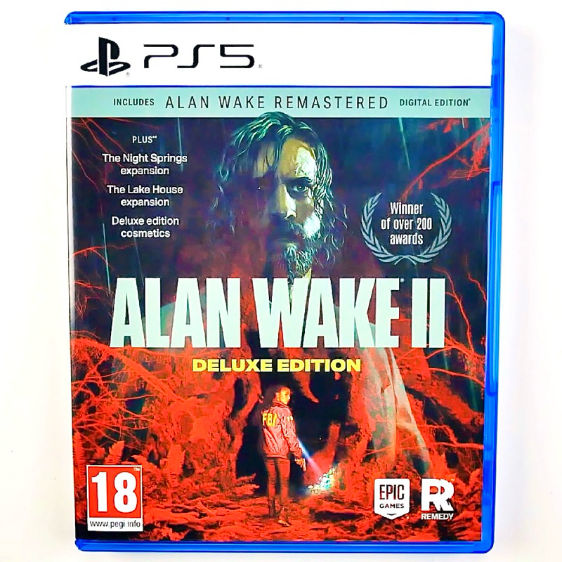 Kaset Ps5 Alan Wake II Deluxe Edition Game Horror Original Sony Playstation Ps 5 Alanwake Alan Wake 