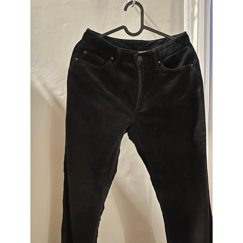 uniqlo baggy jeans - black