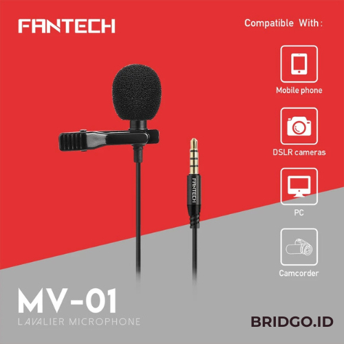 Fantech MV-01 Lavalier Clip On Microphone