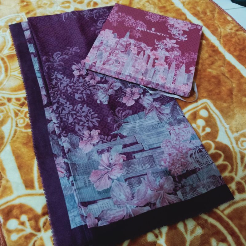 preloved malaya buttonscarves burgundy ❤️