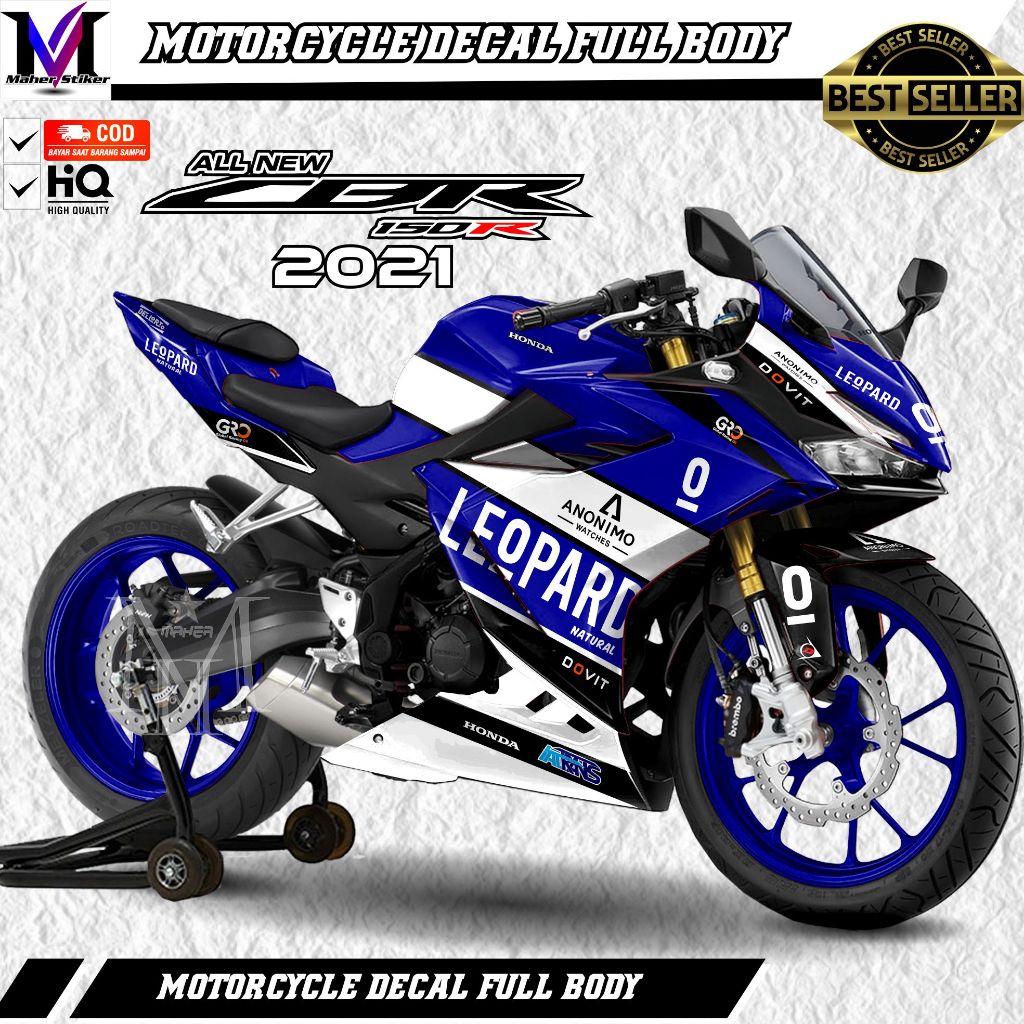 Decal CBR 150R 2021 Fullbody Variasi Leopard