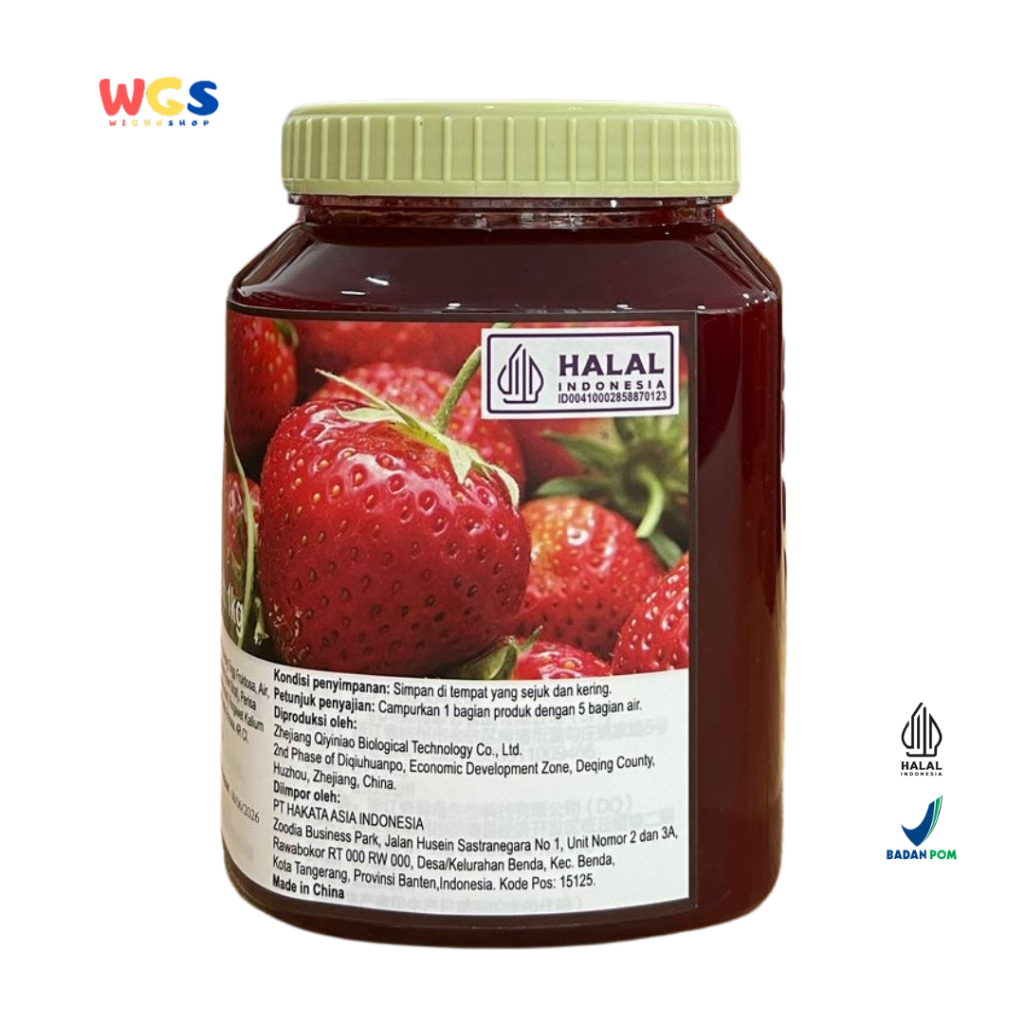 

BODUO Xinsheng Strawberry Cubes Jam 1kg – Selai Stroberi untuk Minuman Kekinian