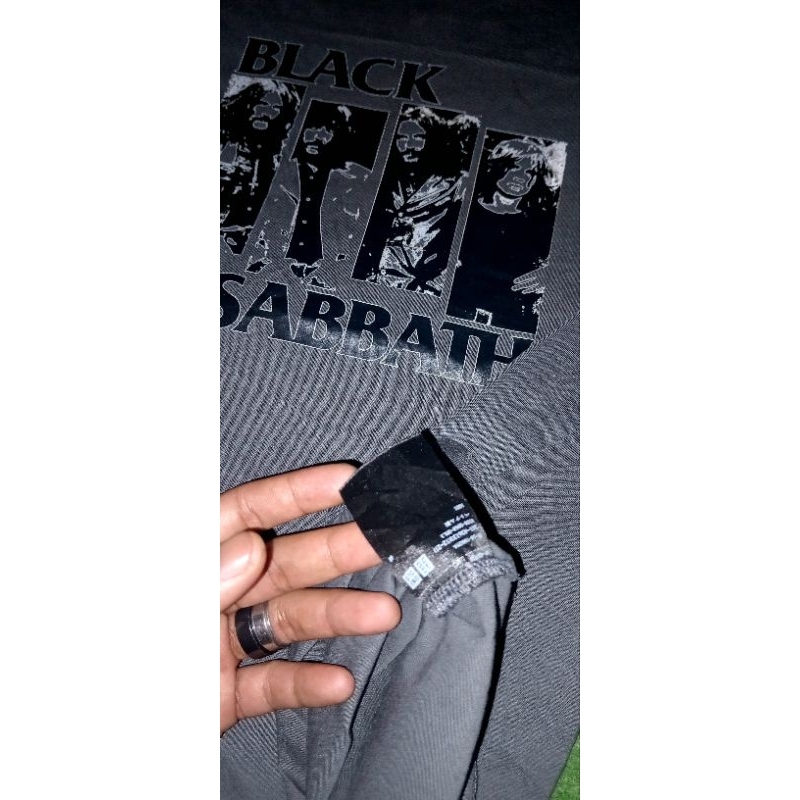 T-shirt Black Sabbath Uniqlo Dark Grey Second