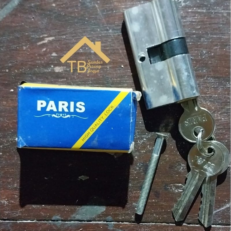 Silinder Kunci Pintu Paris Alumunium