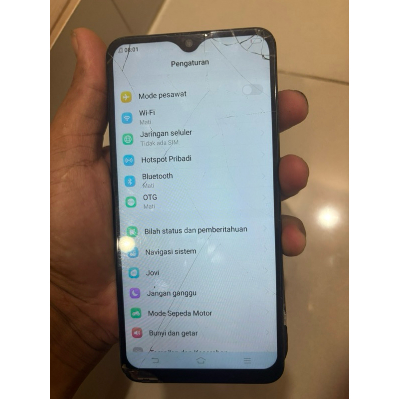 VIVO Y91C Ram 2/32 Minus lcd sama kesing jelek