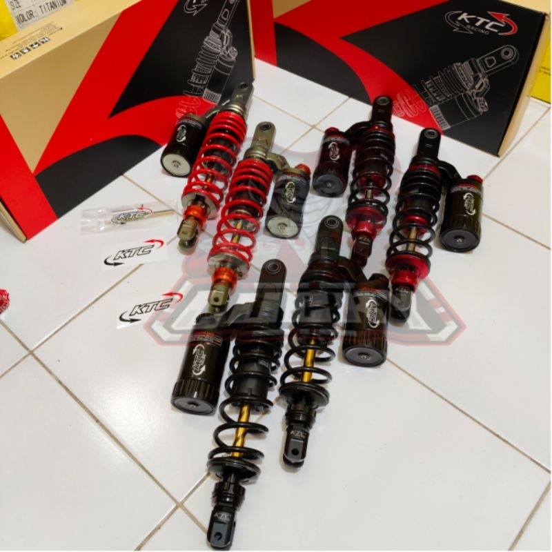 SHOCKBREAKER PCX150/PCX 160 KTC RACING EXTREME BLACK EDITION UKURAN 350 MM/SHOCK BELAKANG PCX 150/PC