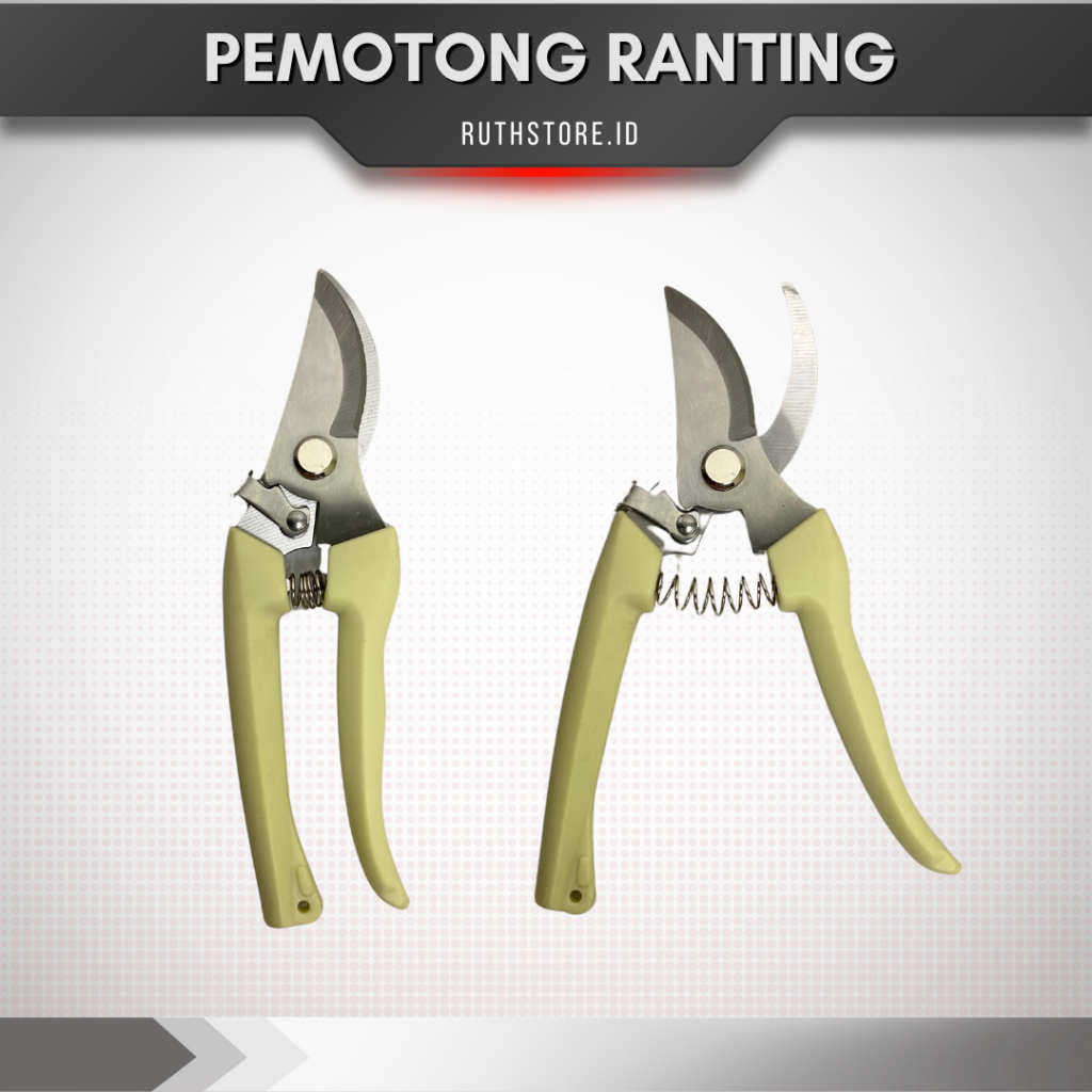 Gunting Dahan/Gunting Ranting/Gunting Tanaman/Peralatan Berkebun/Gunting Tanaman Model Bengkok