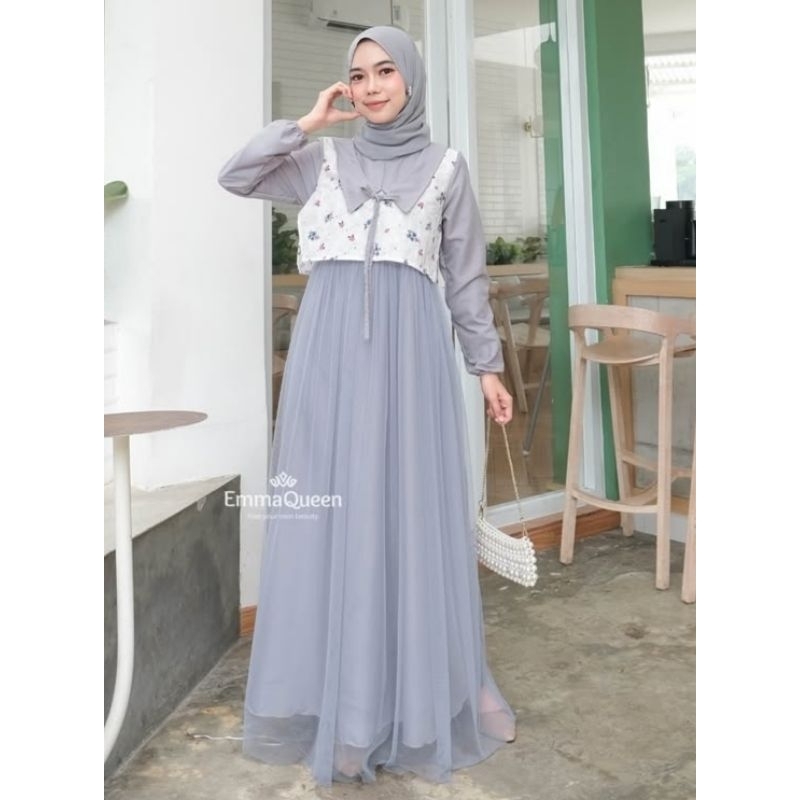 DRESS NAYCILA GAMIS ORI By Emmaqueen