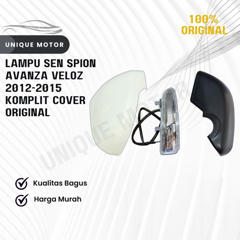 Lampu Sen Spion Avanza Veloz 2012-2015 Komplit Cover Original